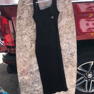 Black sleeveless dress